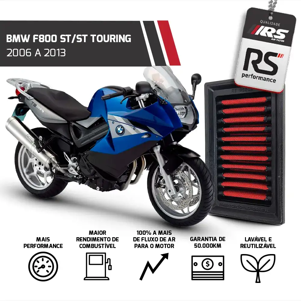 Filtro Esportivo Inbox Bmw R1200 1000 Cc 1997 Até 2014