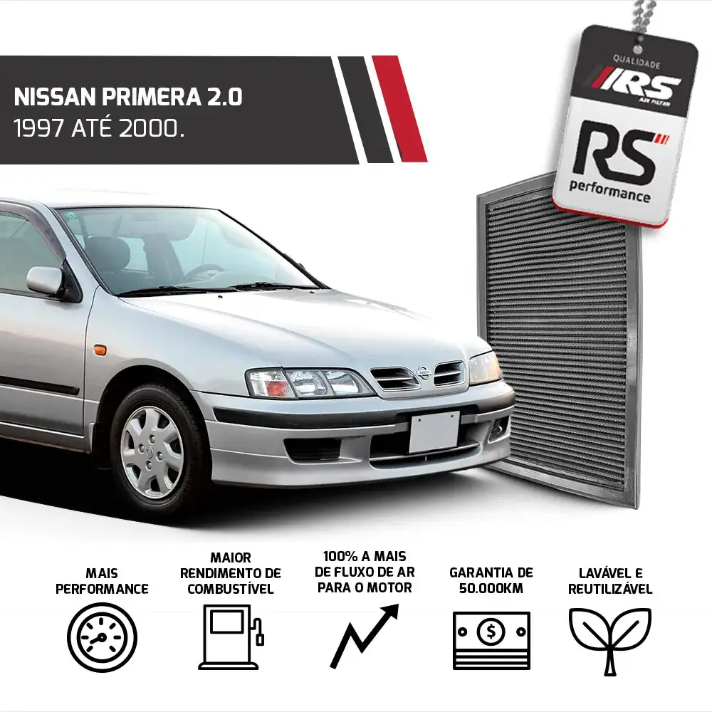 Filtro De Ar Esportivo Inbox P/ Carros Nissan 1989 - 2015