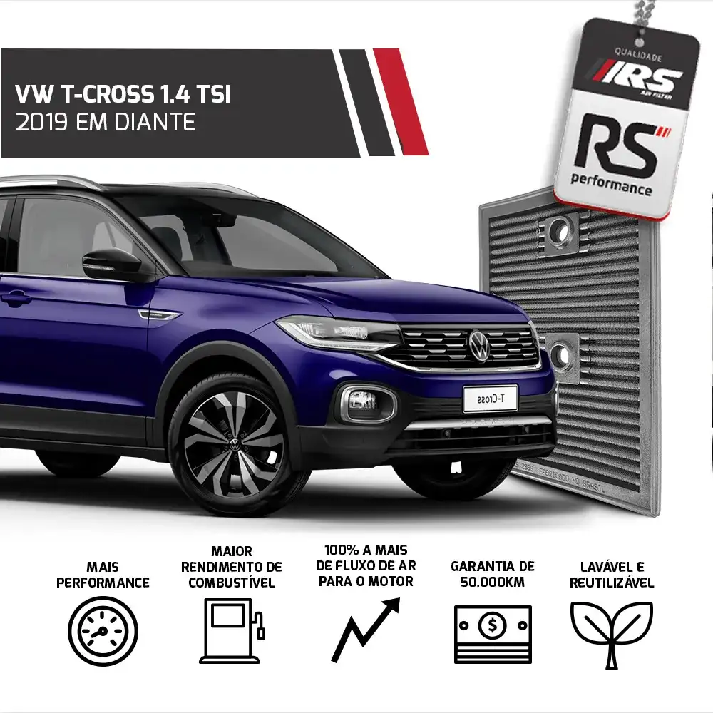 Filtro Esportivo Inbox Vw/audi 1.4 Tsi/tfsi 2014 Em Diante