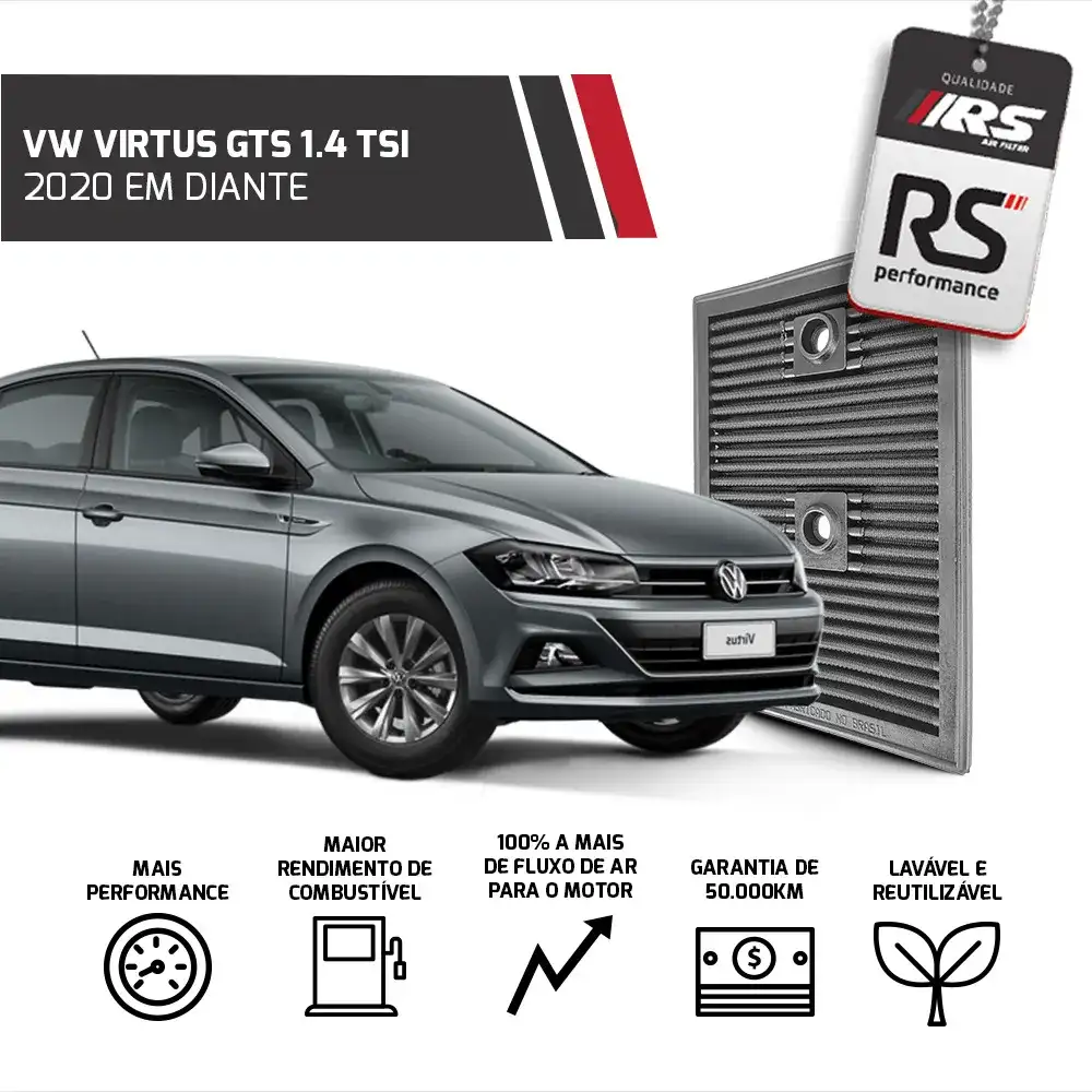 Filtro Esportivo Inbox Vw/audi 1.4 Tsi/tfsi 2014 Em Diante