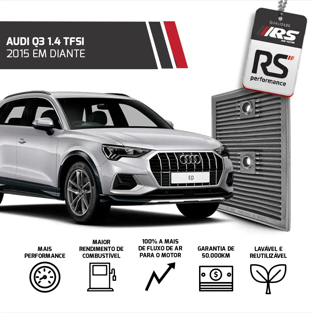 Filtro Esportivo Inbox Vw/audi 1.4 Tsi/tfsi 2014 Em Diante