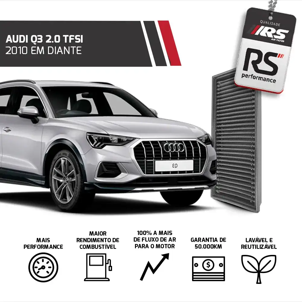 Filtro Esportivo Inbox Vw/audi 2.0 Tsi/tfsi 2006 Em Diante
