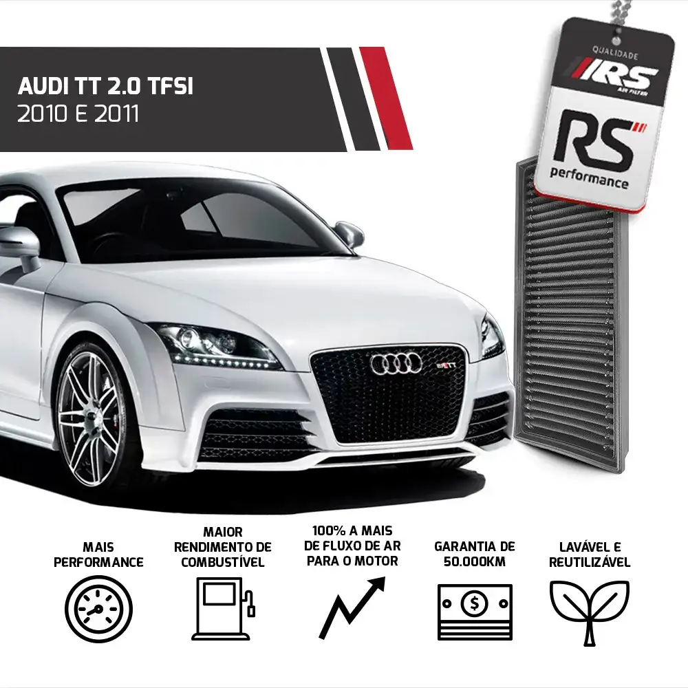 Filtro Esportivo Inbox Vw/audi 2.0 Tsi/tfsi 2006 Em Diante