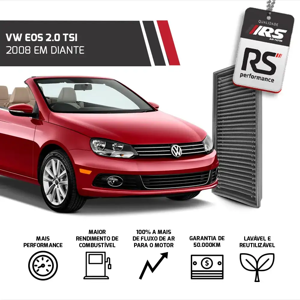 Filtro Esportivo Inbox Vw/audi 2.0 Tsi/tfsi 2006 Em Diante