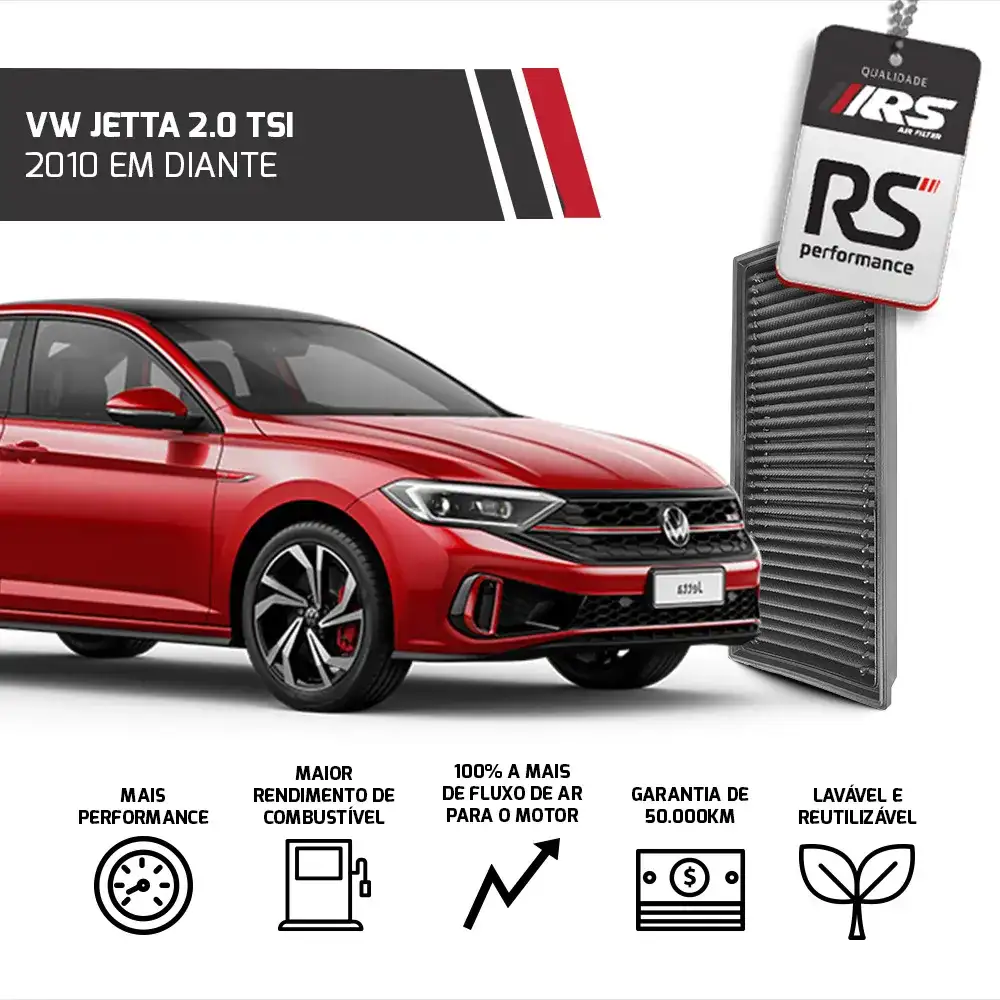Filtro Esportivo Inbox Vw/audi 2.0 Tsi/tfsi 2006 Em Diante
