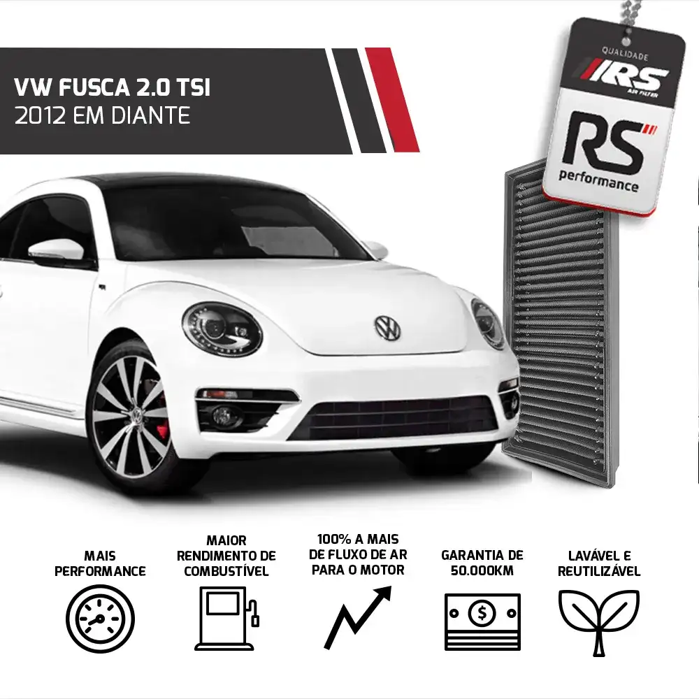 Filtro Esportivo Inbox Vw/audi 2.0 Tsi/tfsi 2006 Em Diante