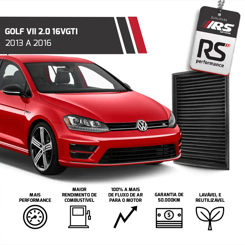 Filtro De Ar Esportivo Inbox Vw/audi 2.0 Tsi 2013 Em Diante