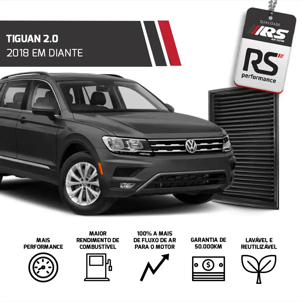 Filtro De Ar Esportivo Inbox Vw/audi 2.0 Tsi 2013 Em Diante
