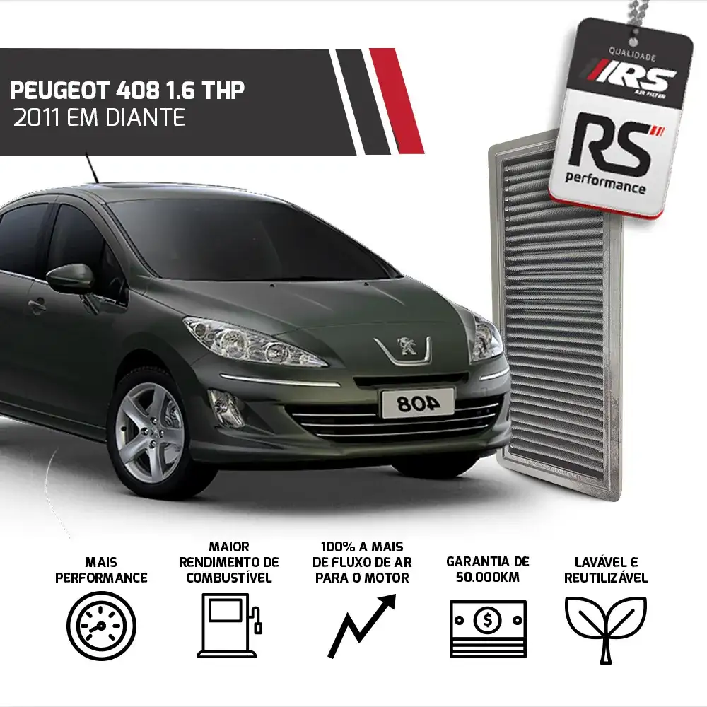 Filtro Esportivo Inbox Peugeot Citroën Mini 1.6 Thp 2011 em diante