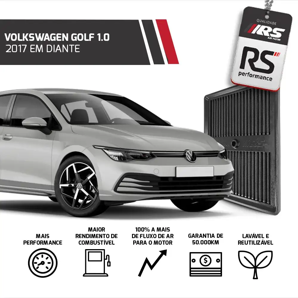 Filtro De Ar Esportivo Inbox Up - Polo - Golf Tsi 1.0