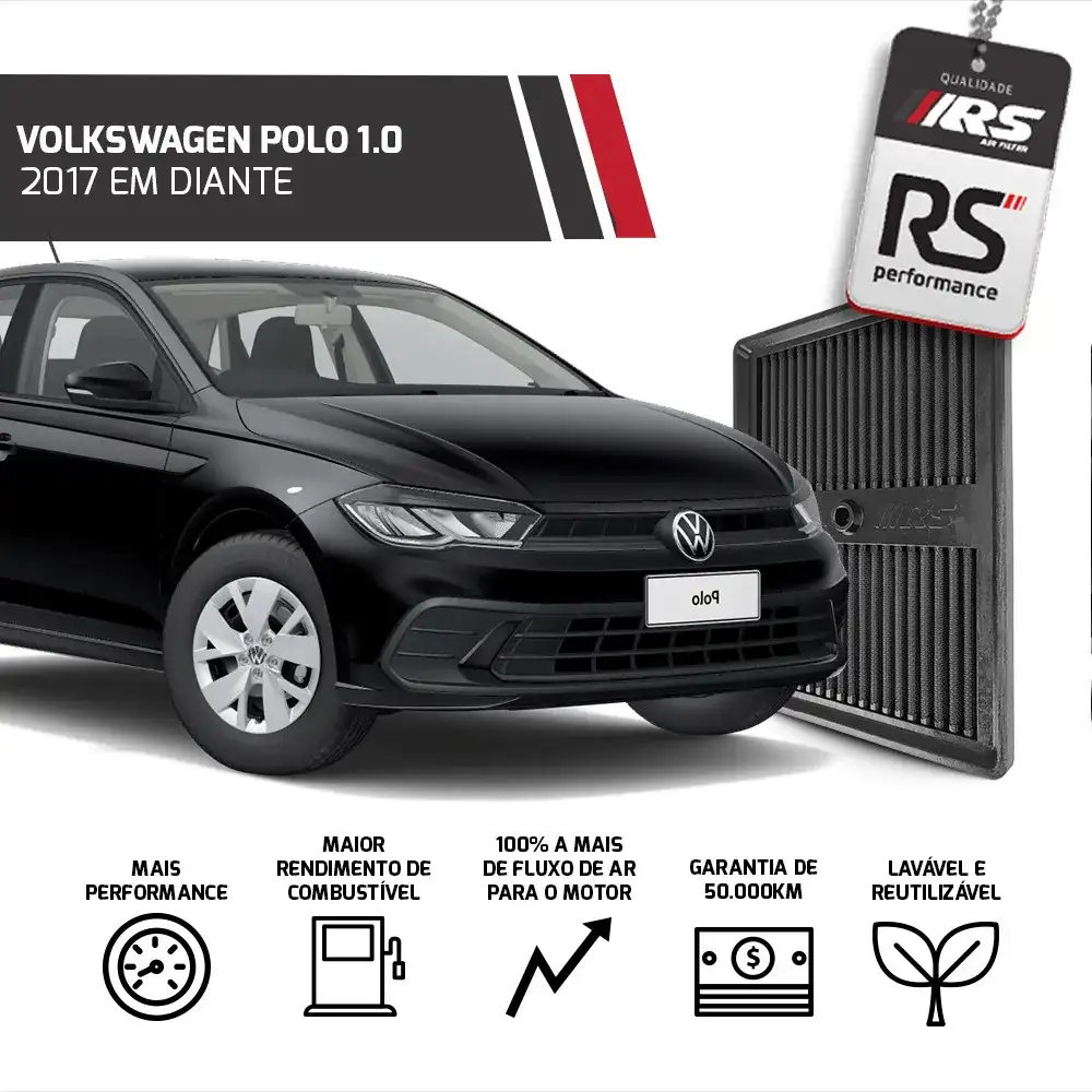 Filtro De Ar Esportivo Inbox Up - Polo - Golf Tsi 1.0