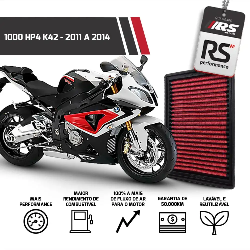 Filtro Esportivo Inbox Bmw S1000 1000 Cc 2010 A 2019