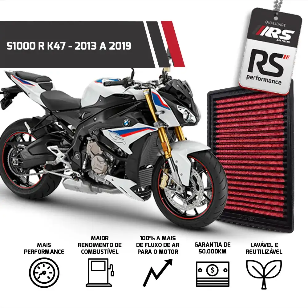 Filtro Esportivo Inbox Bmw S1000 1000 Cc 2010 A 2019