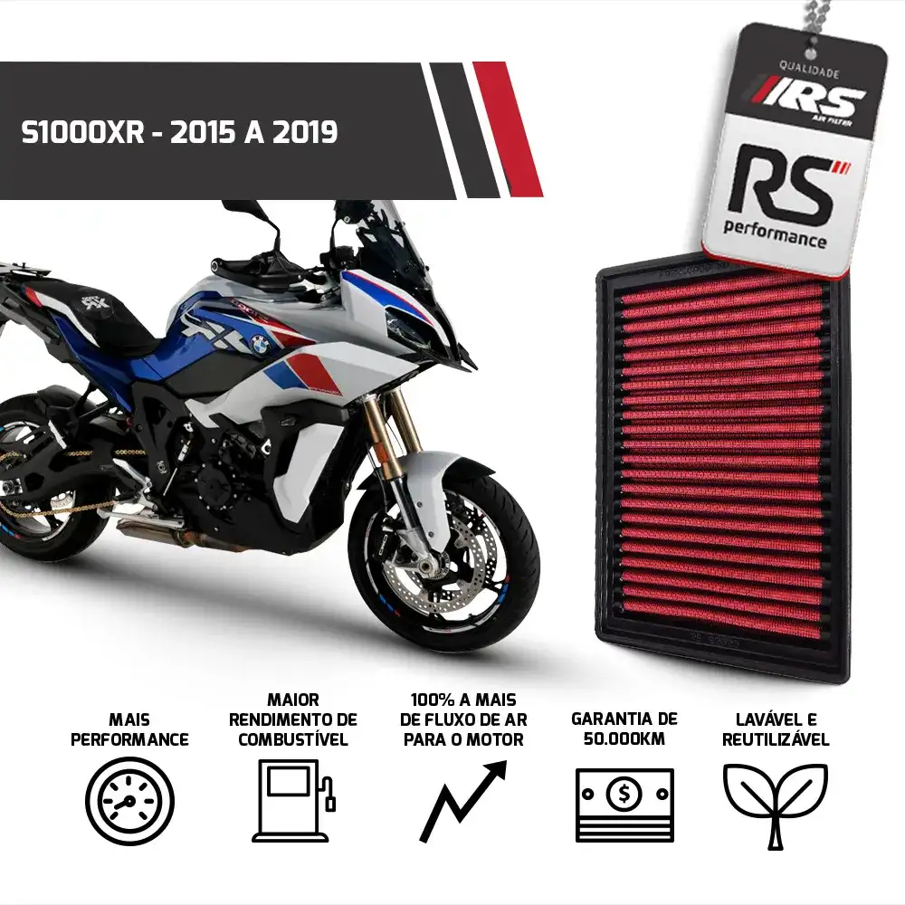Filtro Esportivo Inbox Bmw S1000 1000 Cc 2010 A 2019