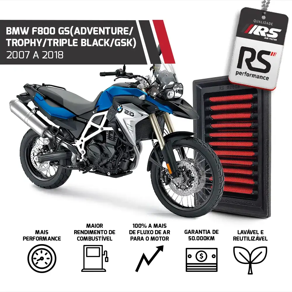 Filtro Esportivo Inbox Bmw R1200 1000 Cc 1997 Até 2014