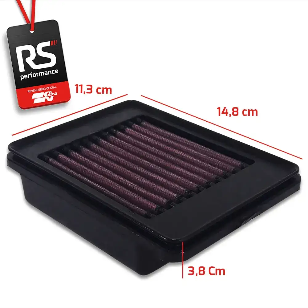 Filtro De Ar Esportivo K&n Yamaha Yzf R3 / Yzf R25 / Mt-03