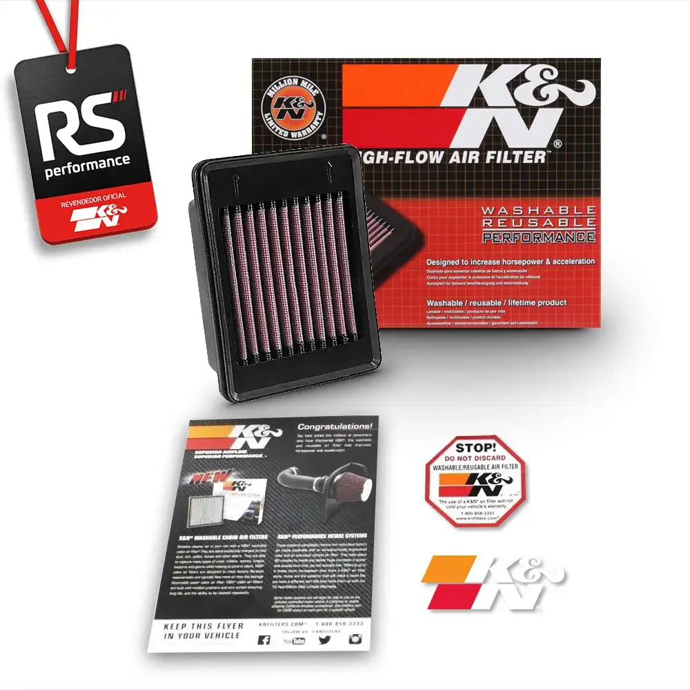 Filtro De Ar Esportivo K&n Yamaha Yzf R3 / Yzf R25 / Mt-03