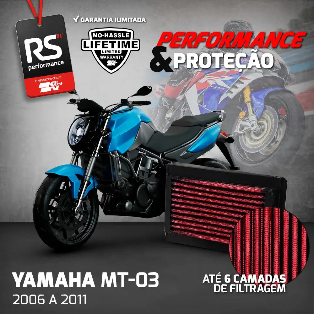 Filtro De Ar Esportivo Inbox K&n Moto Yamaha Xt 660r Xt660r