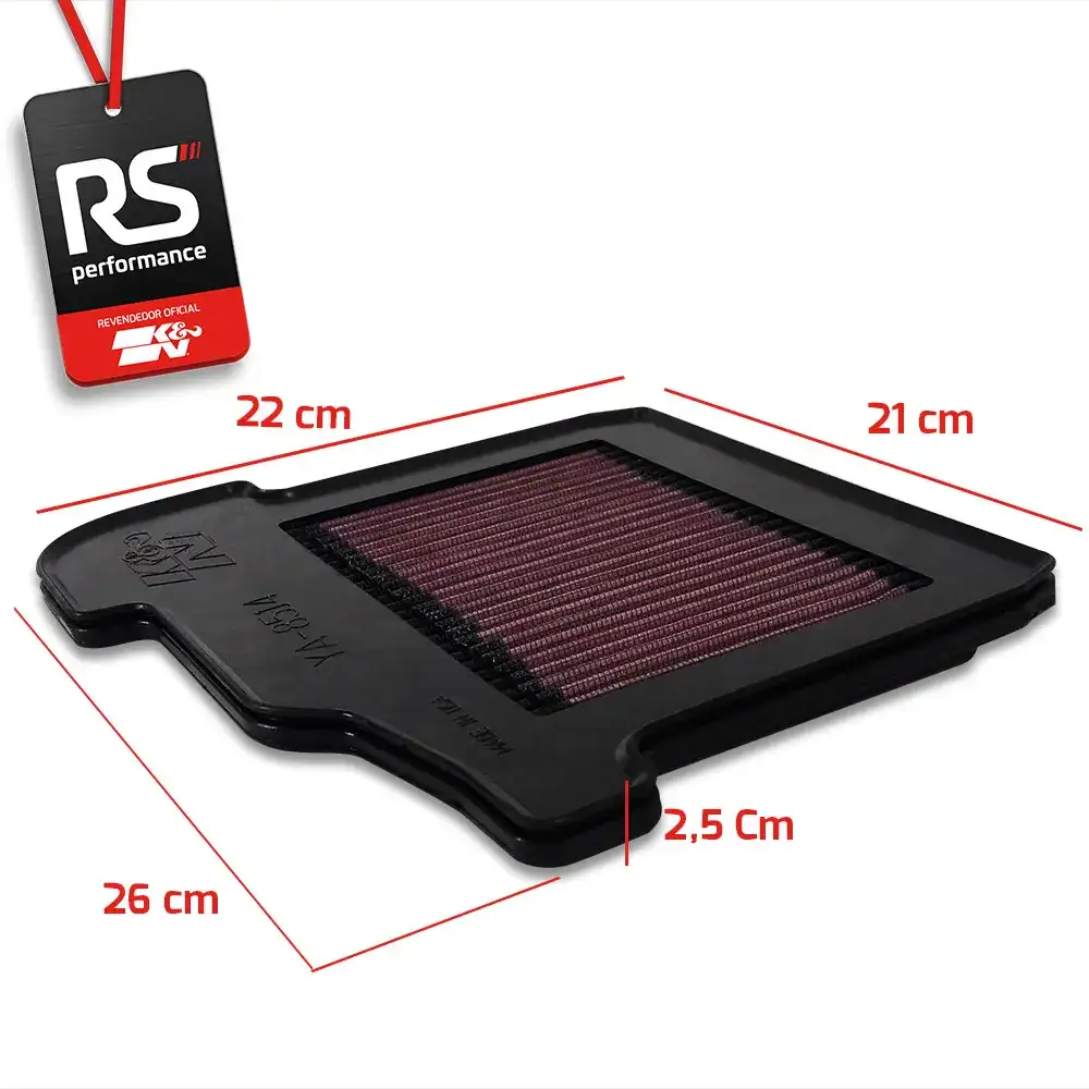 Filtro De Ar Esportivo Inbox K&n Moto Yamaha Mt-09 Ya8514