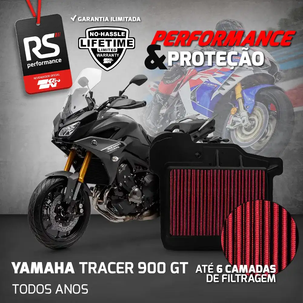 Filtro De Ar Esportivo Inbox K&n Moto Yamaha Mt-09 Ya8514