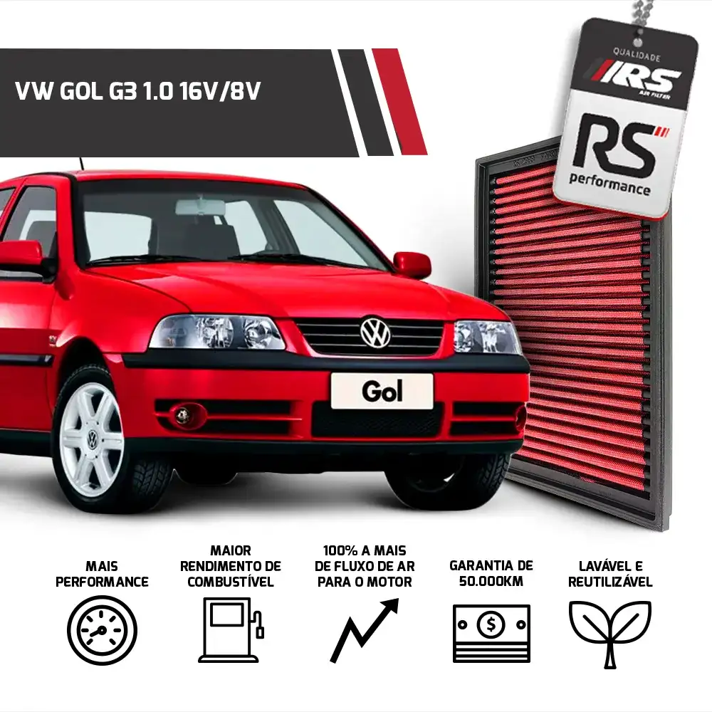Filtro De Ar Inbox Vw Bora /fox /golf/polo /space Fox Mi 1.6