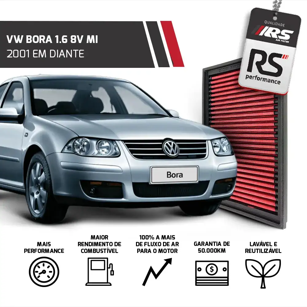 Filtro De Ar Inbox Vw Bora /fox /golf/polo /space Fox Mi 1.6