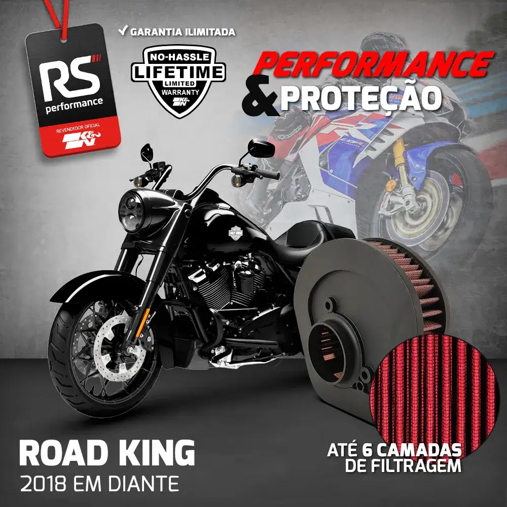 Filtro Esportivo Inbox Harley Fl Series 2018 Em Diante