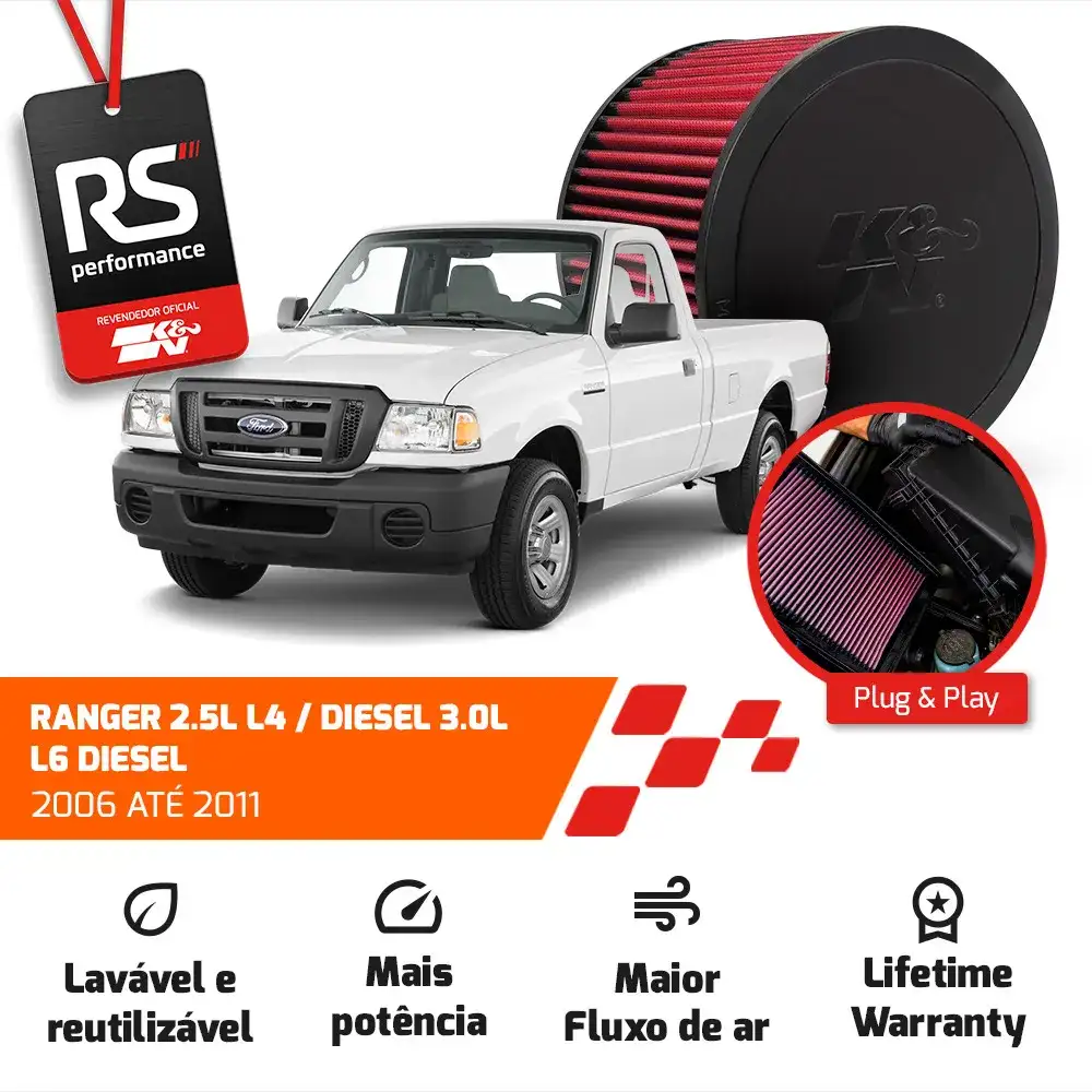 Filtro Esportivo Inbox Toyota Hilux 2.5 2.7 3.0 2005 A 2017