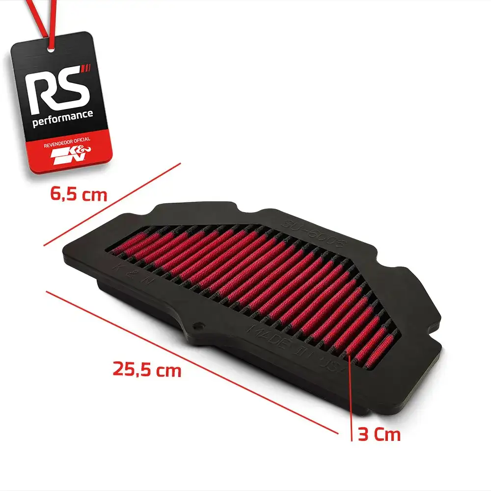Filtro De Ar Esportivo K&n Inbox Moto Suzuki Gsx-s / Gsr 750