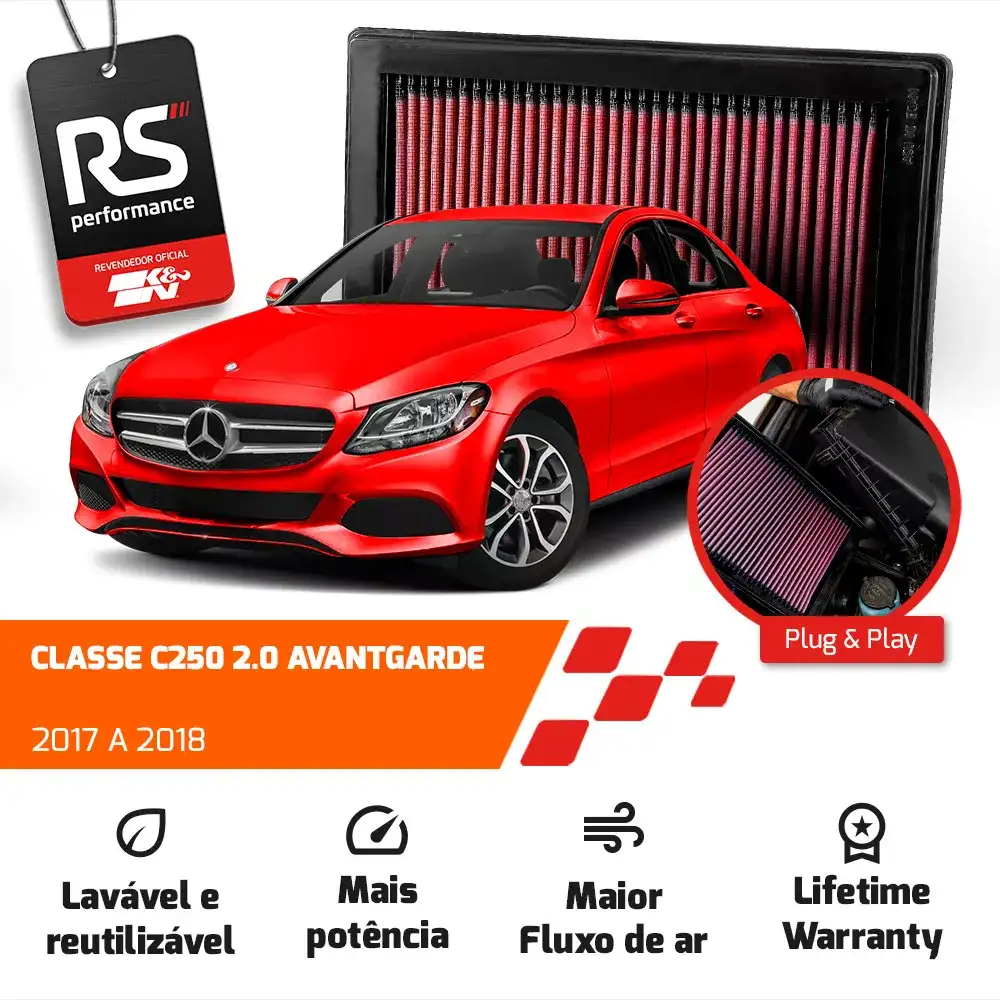 Filtro Esportivo Inbox Mercedes M274 W205 W212 2014 A 2019