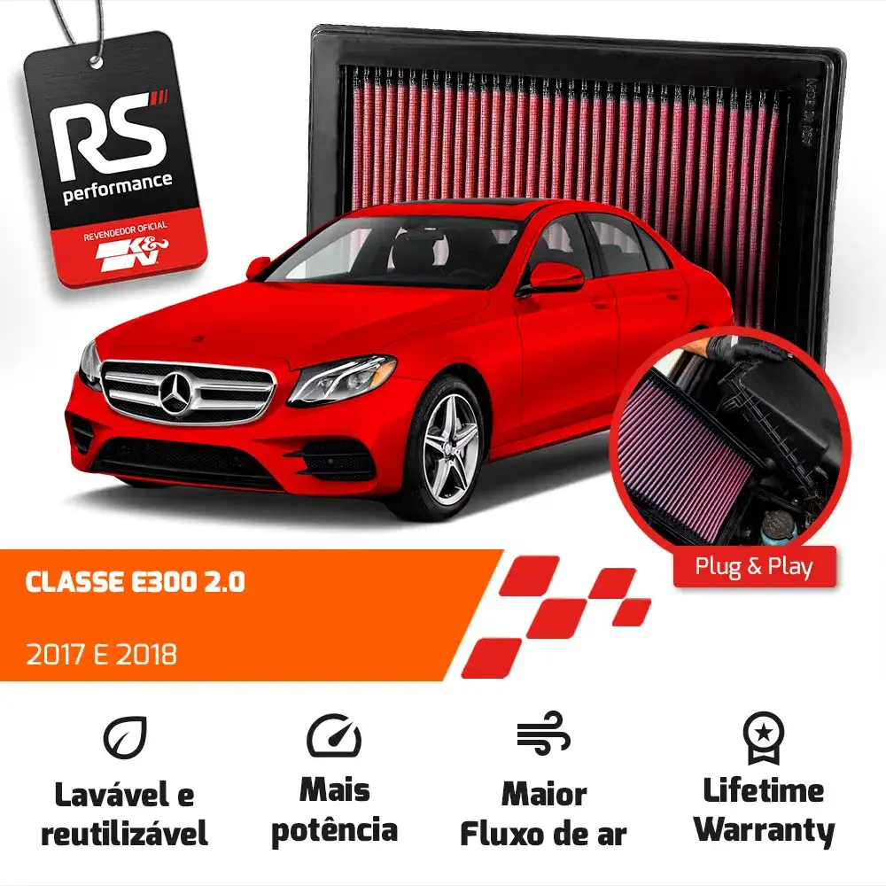 Filtro Esportivo Inbox Mercedes M274 W205 W212 2014 A 2019