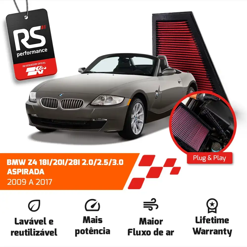 Filtro Esportivo Inbox Bmw E84 E89 F10 2.0 2009 A 2017