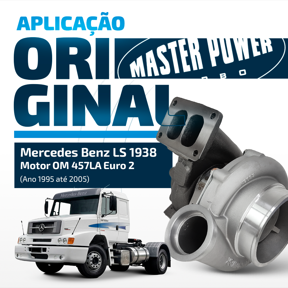 Turbina Mercedes Benz LS / Ônibus 0 400/500 MA/UA Class & Travego Motor OM457LA Euro 2