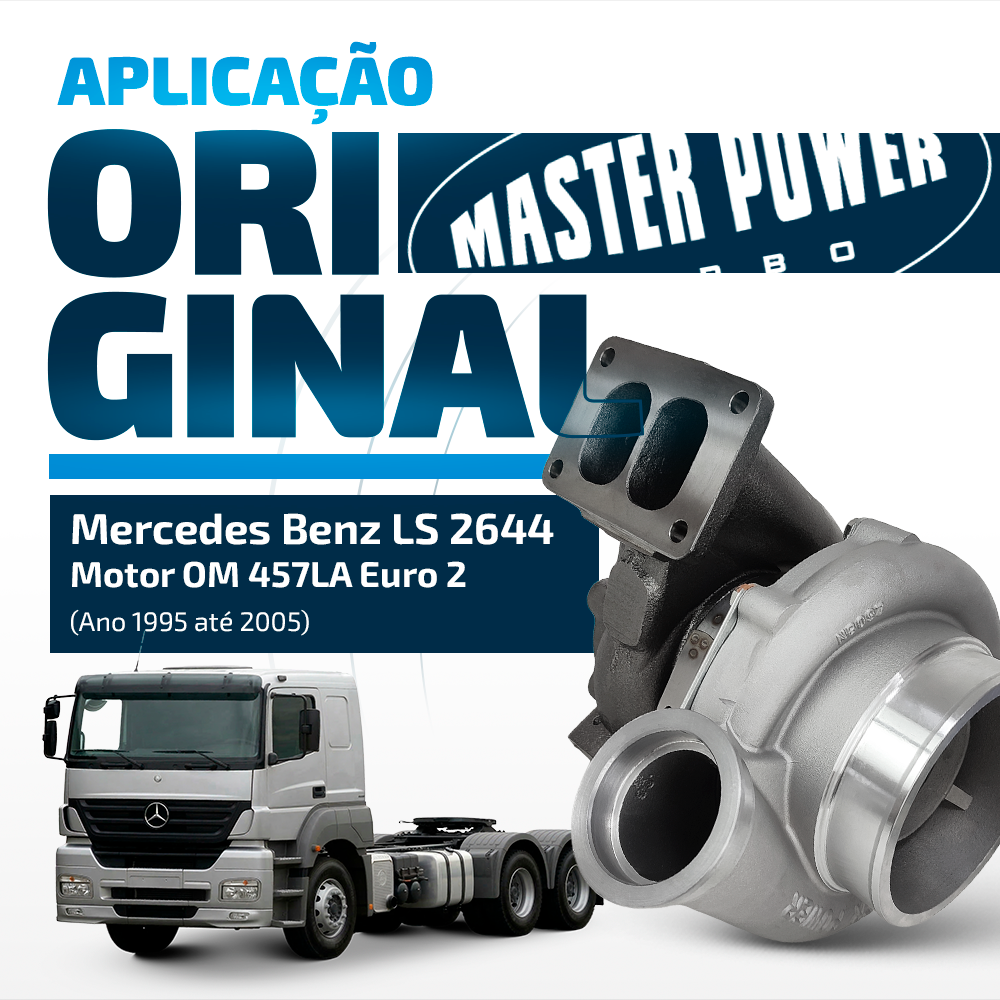 Turbina Mercedes Benz LS / Ônibus 0 400/500 MA/UA Class & Travego Motor OM457LA Euro 2
