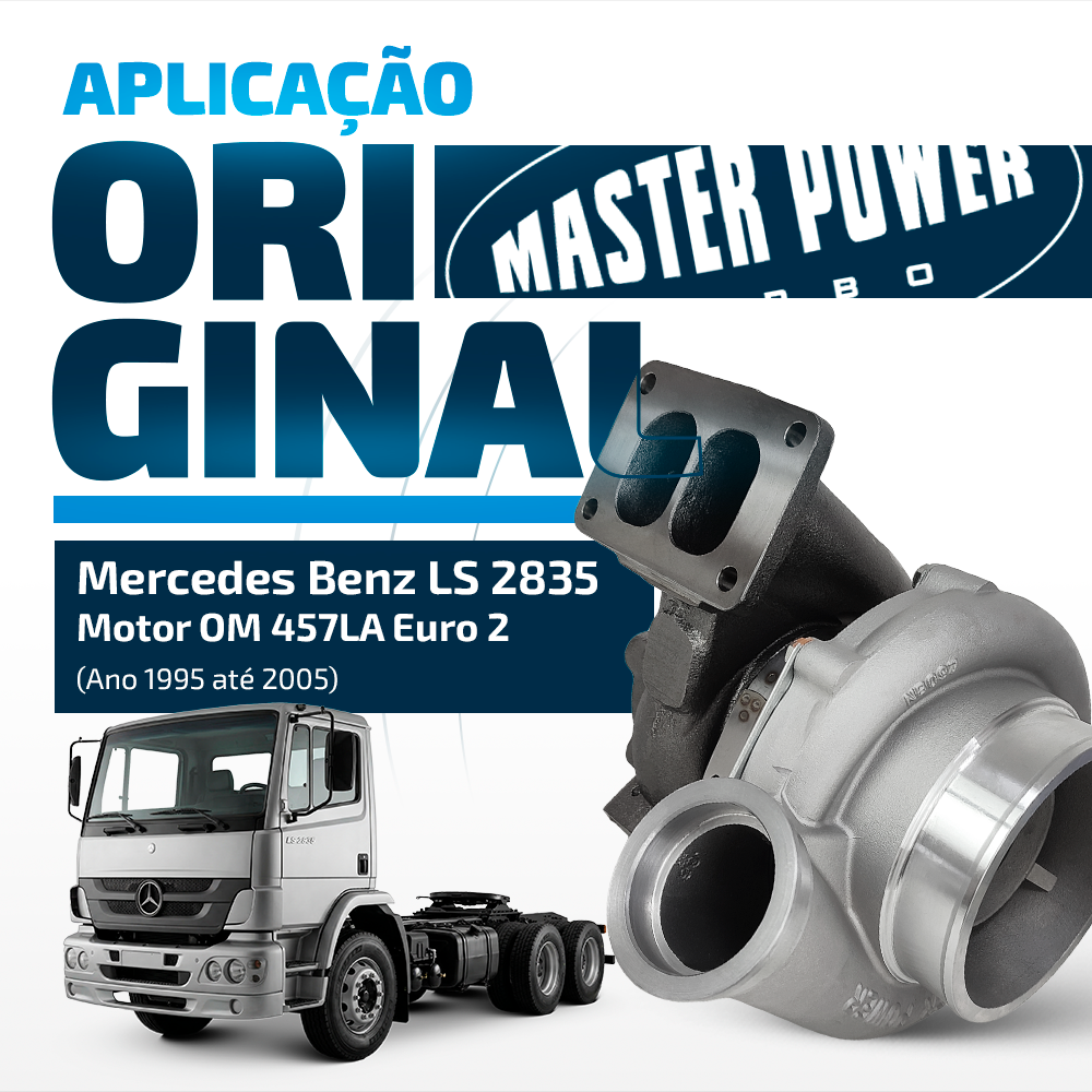 Turbina Mercedes Benz LS / Ônibus 0 400/500 MA/UA Class & Travego Motor OM457LA Euro 2