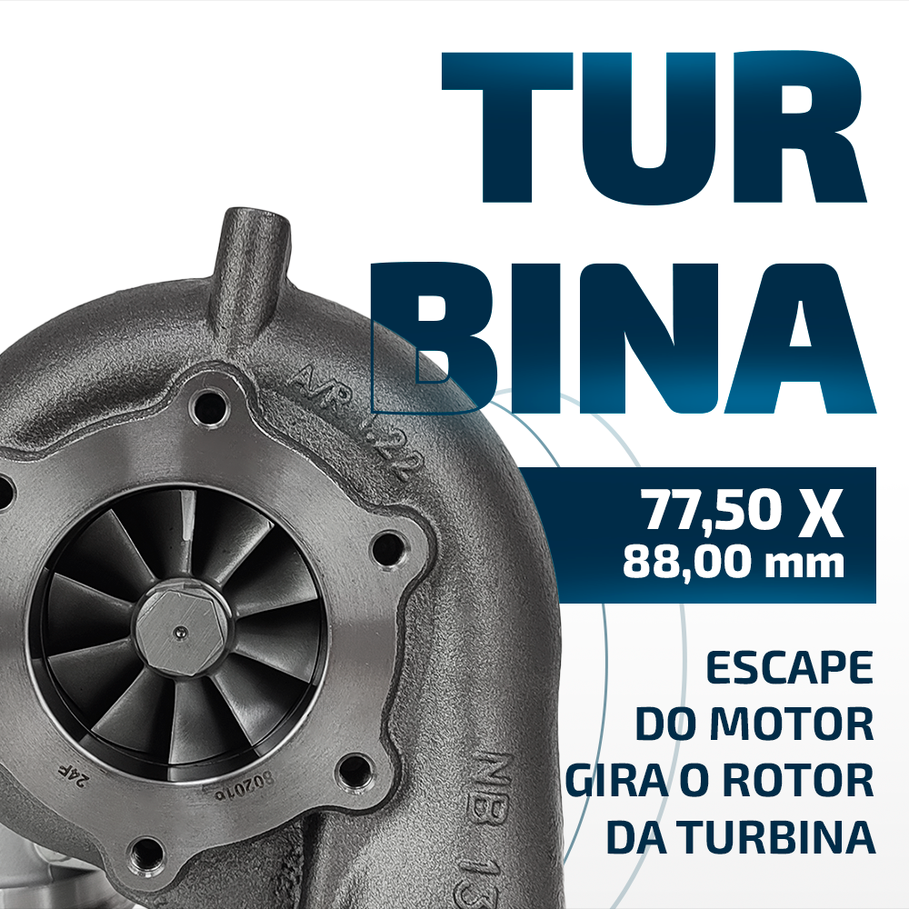 Turbina Mercedes Benz LS / Ônibus 0 400/500 MA/UA Class & Travego Motor OM457LA Euro 2