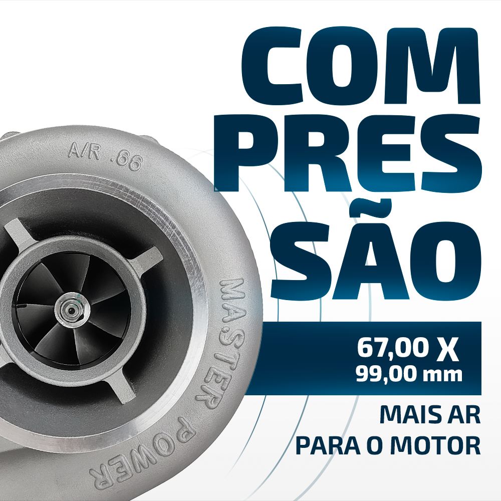 Turbina Mercedes Benz LS / Ônibus 0 400/500 MA/UA Class & Travego Motor OM457LA Euro 2