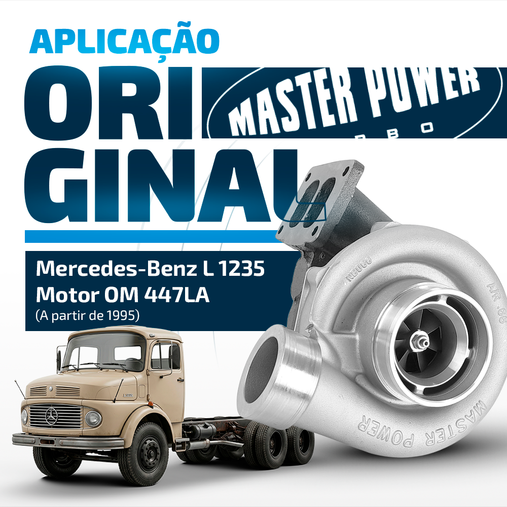 Turbina Diesel Caminhão/ônibus P/ Motor Om 447la 1995 Diante