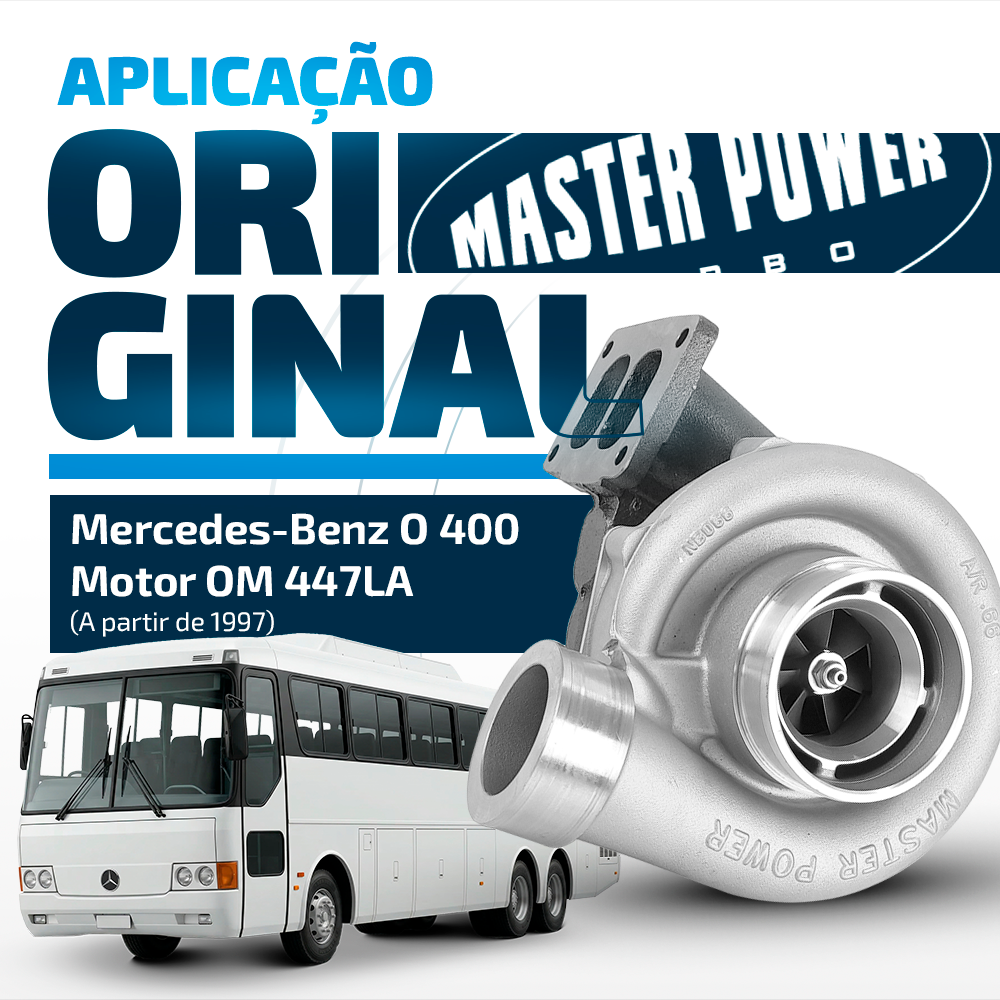 Turbina Diesel Caminhão/ônibus P/ Motor Om 447la 1995 Diante