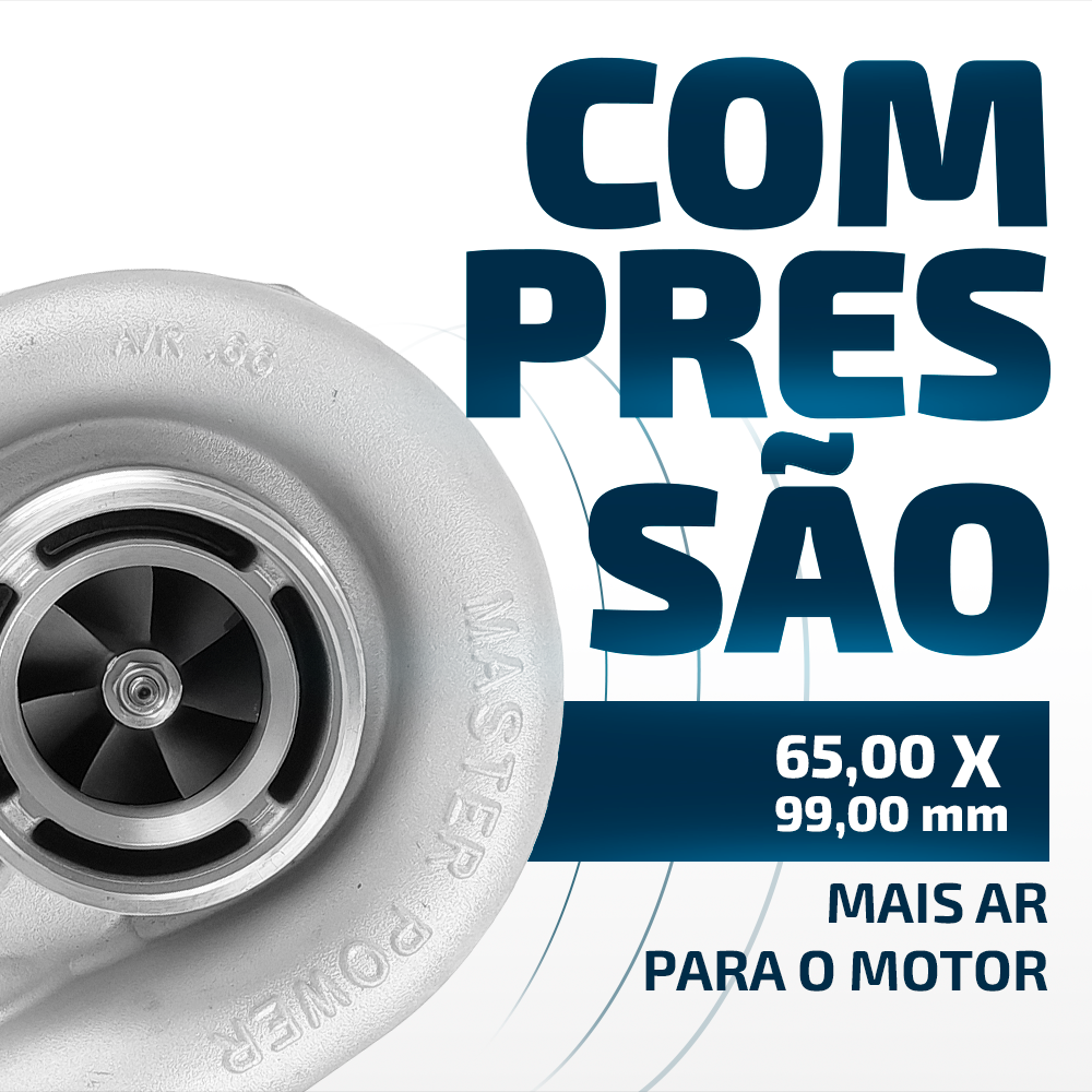 Turbina Diesel Caminhão/ônibus P/ Motor Om 447la 1995 Diante