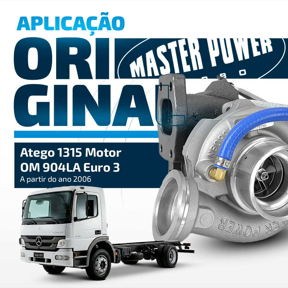 Turbina Diesel Caminhão/ônibus Para Motor Om904la Euro 3