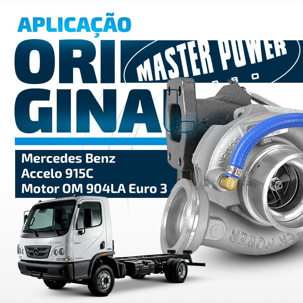 Turbina Diesel Caminhão/ônibus Para Motor Om904la Euro 3