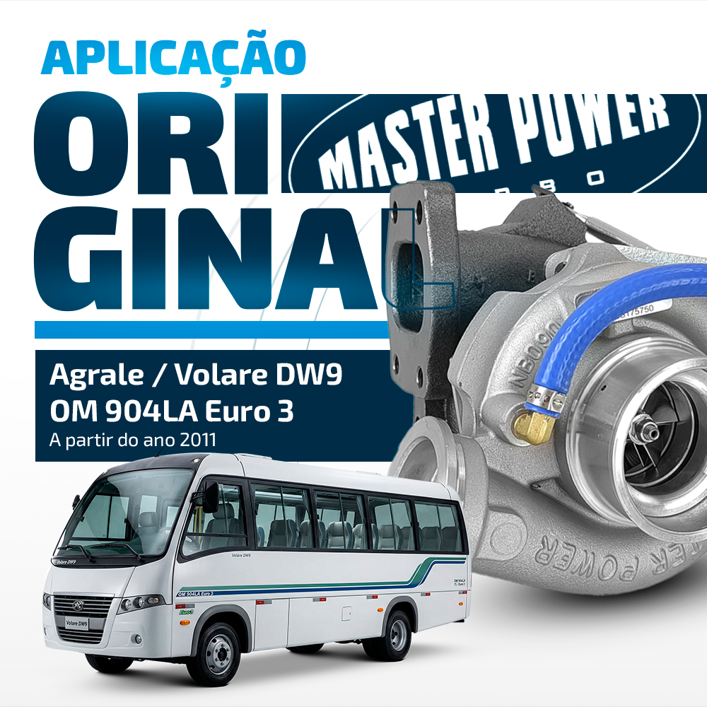 Turbina Diesel Caminhão/ônibus Para Motor Om904la Euro 3