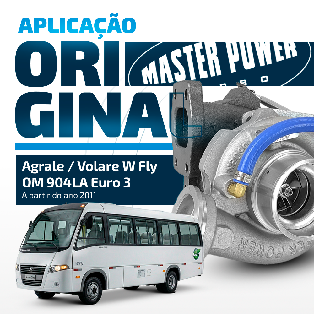 Turbina Diesel Caminhão/ônibus Para Motor Om904la Euro 3
