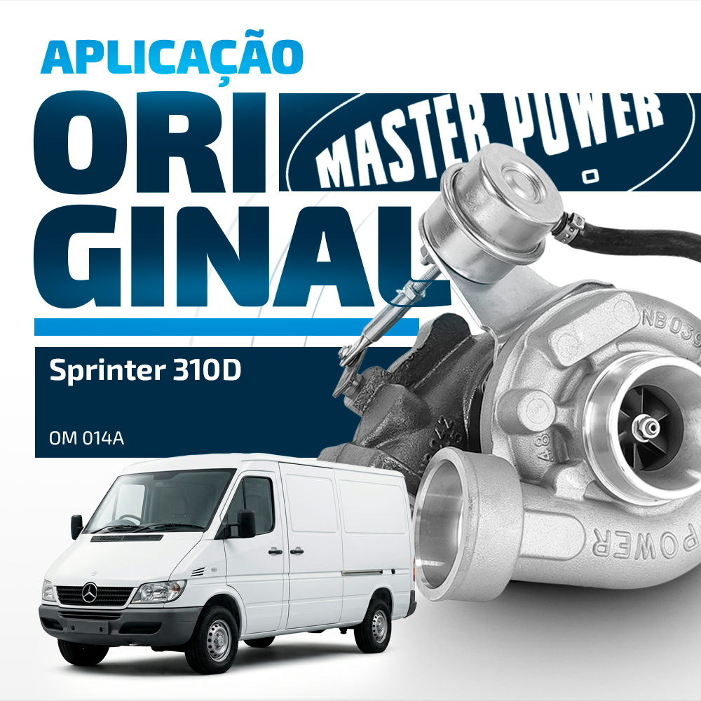 Turbina Mercedes Sprinter 310D / Chevrolet S-10 / Blazer Maxion Hsd 2.5l Om 014a