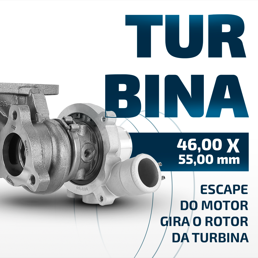 Turbina Mitsubishi L200 2.5 8v L / Gl / Gls Motor 4d56 2.5l 1998 Em Diante