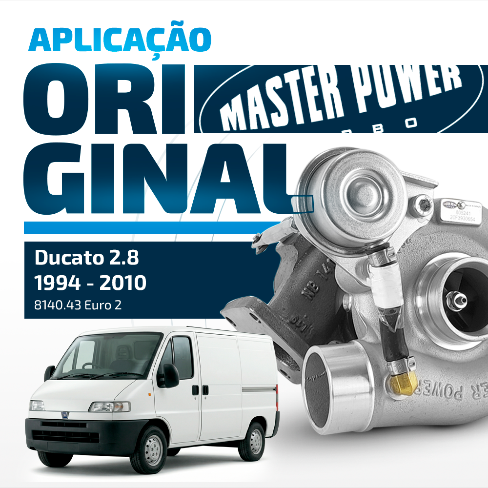 Turbina Master Power Diesel Caminhão/ônibus Motor 8140 Euro 2 1994 Dianteira
