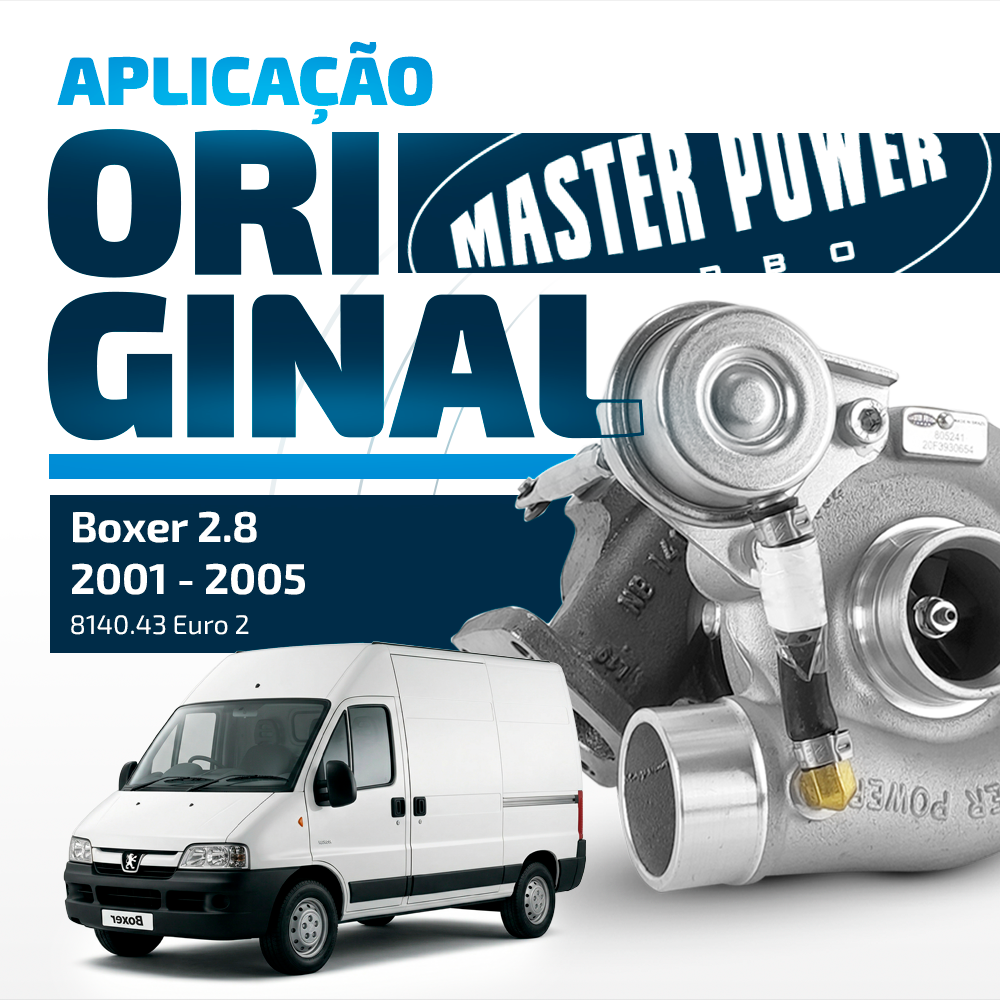 Turbina Master Power Diesel Caminhão/ônibus Motor 8140 Euro 2 1994 Dianteira
