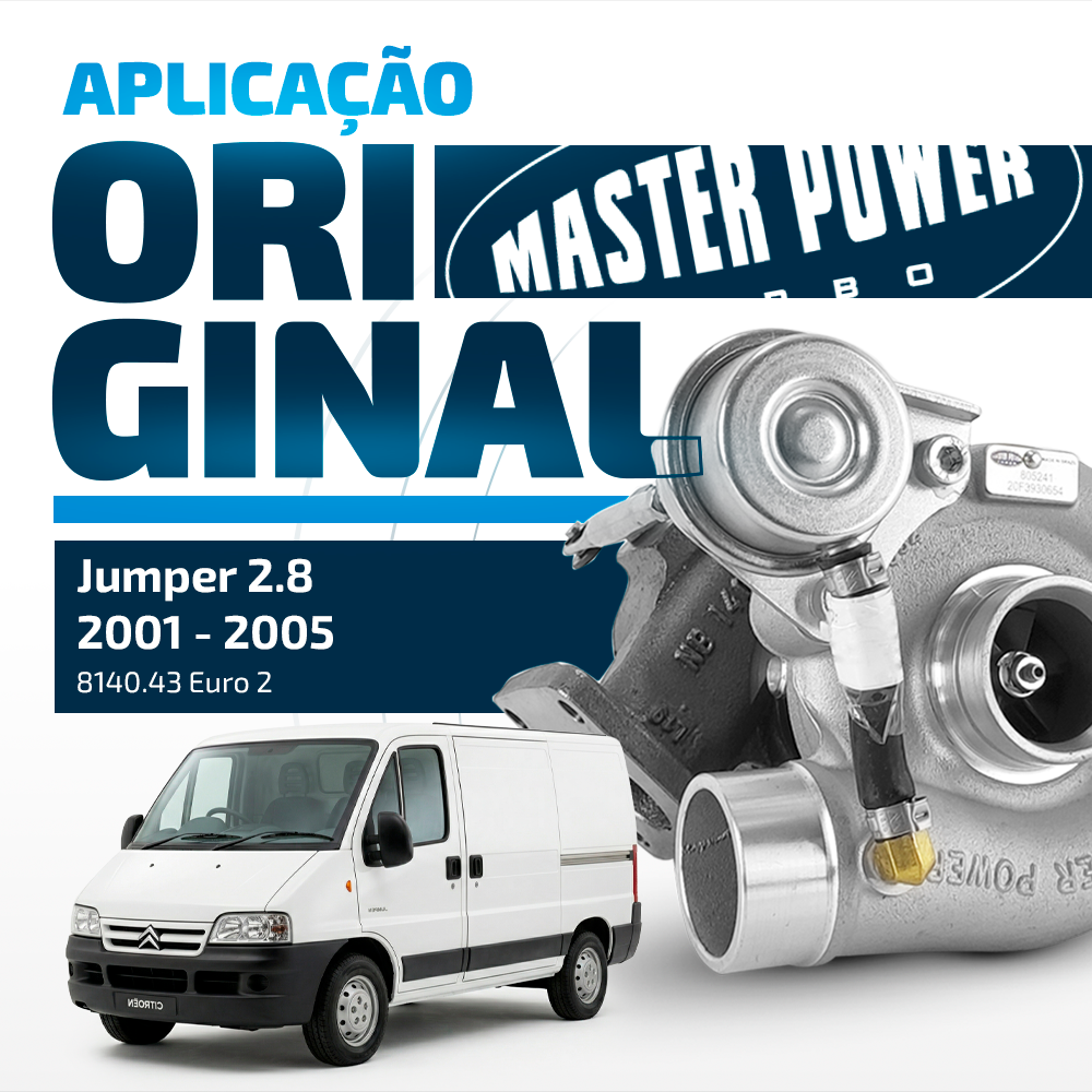 Turbina Master Power Diesel Caminhão/ônibus Motor 8140 Euro 2 1994 Dianteira