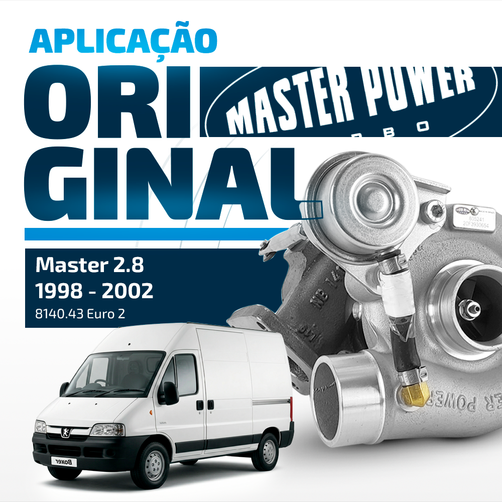 Turbina Master Power Diesel Caminhão/ônibus Motor 8140 Euro 2 1994 Dianteira